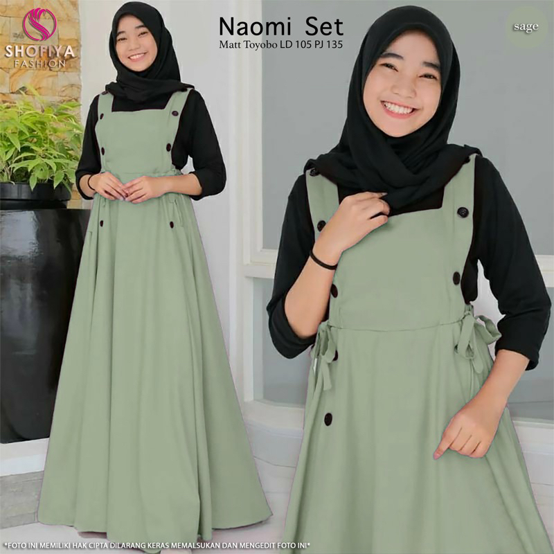 [NEW] GAMIS SET NAOMI & NADINE DRESS BY SHOFIYA // FASHION MUSLIM KEKINIAN