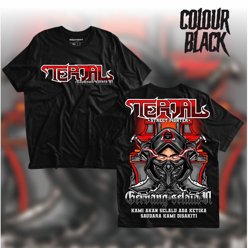 Kaos PSHT Terate Terjal Street fighter Desain Terbaru