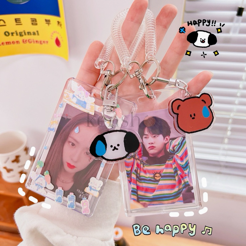 

KENSHO Id Card Holder Acrylic Transparant Set/ Photocard Akrilik /Tempat Idol Kpop / Gantungan Kunci