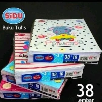 

BUKU TULIS SINAR DUNIA 38 lembar 1 pack isi 10