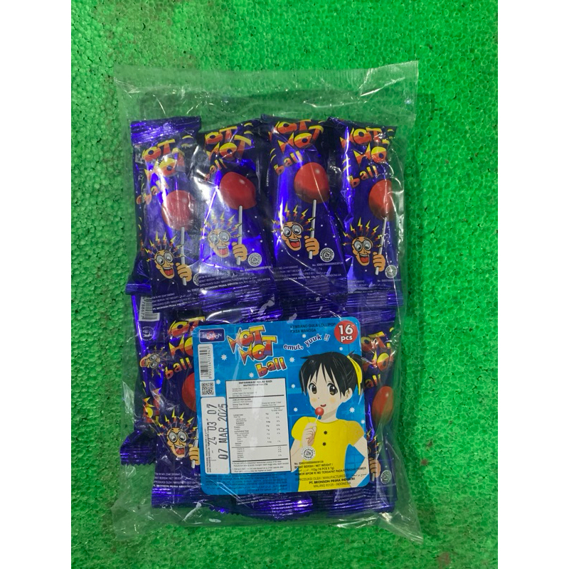 

Permen jadul Hot hot Ball 16 pcs