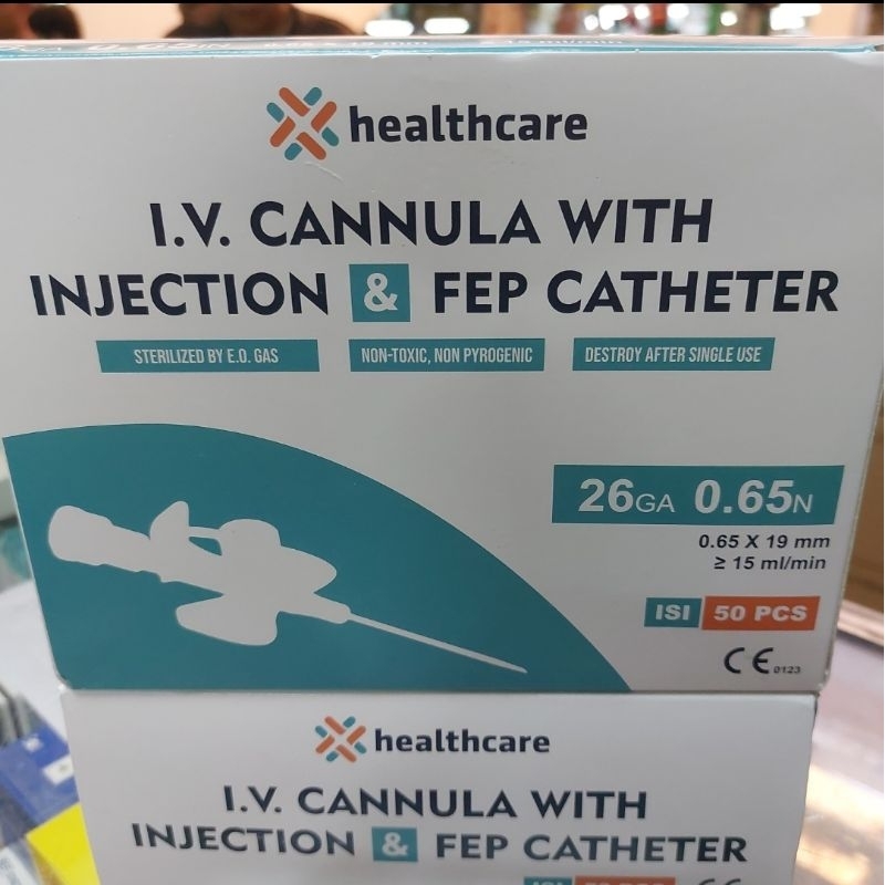 iv 26 pakai sayap healthcare iv cannula box