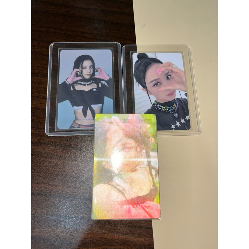 photocard jennie lenticular jisoo lucky draw born pink