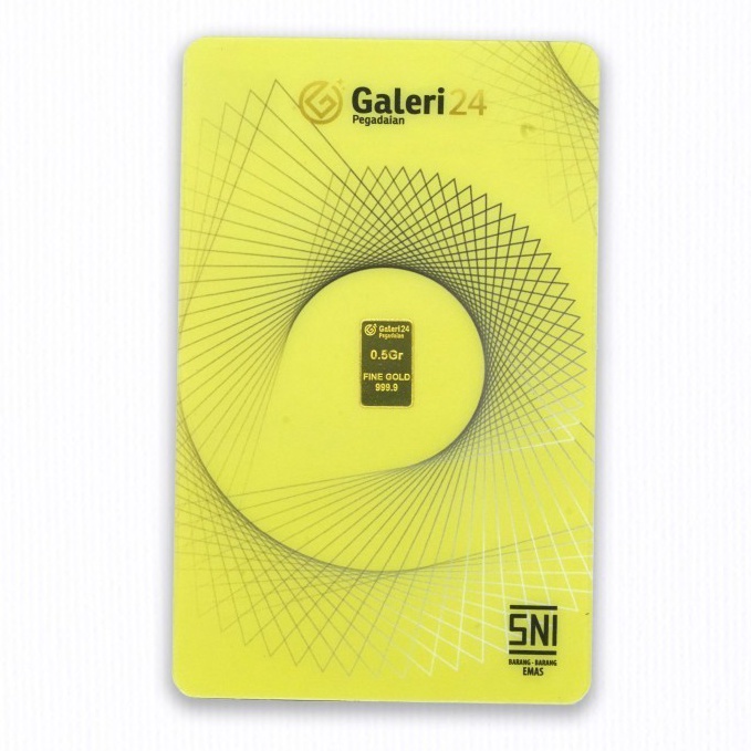 ART J44Y Logam Mulia Galeri 24 0.5gr LM 0.5 GRAM  Emas Galeri 24