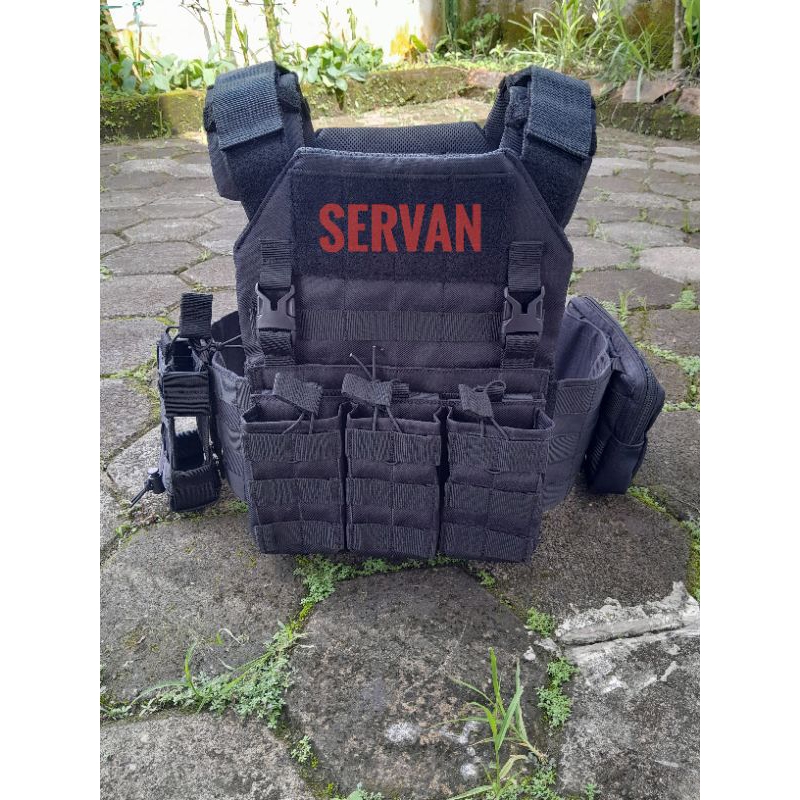 Body Vest Tactical plate Carrier Rompi Polisi Tentara Militer TNI Polisi Bodyvest tempur