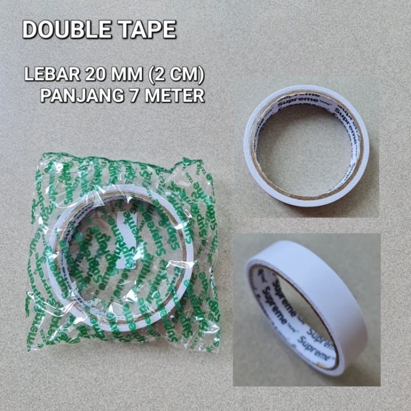 

Double Tape. Lebar 2 CM, Panjang 7 METER