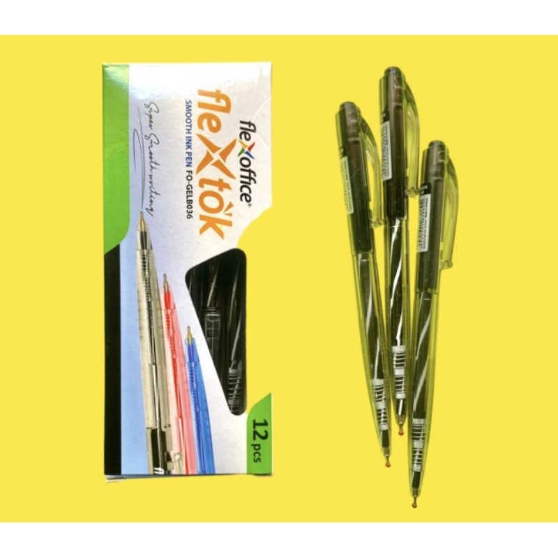 

PULPEN GEL FO-B036 FLEXTOK/0.7/HITAM