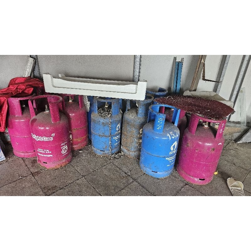 tabung gas 12kg (tanpa isi) bekas.