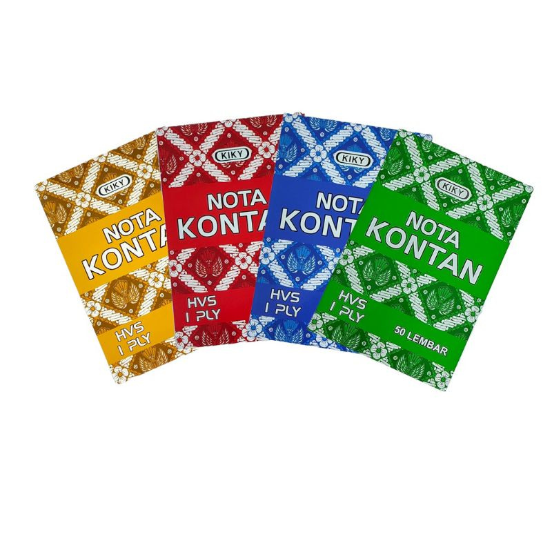 

Nota Kontan Kiky K-1 1ply / 1Rangkap Kecil Kiky