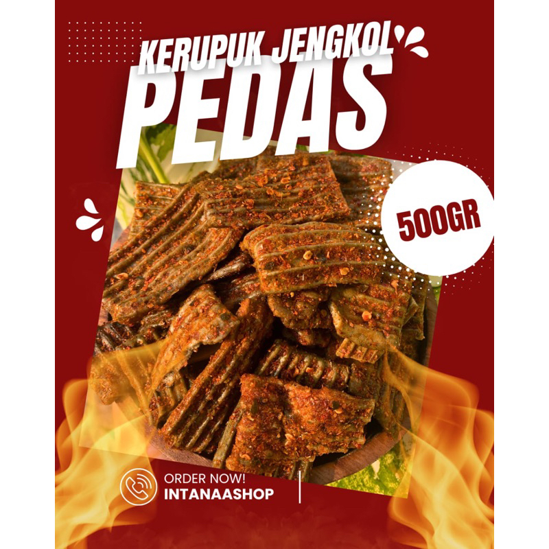 

kerupuk jengkol pedas daun jeruk 500gr