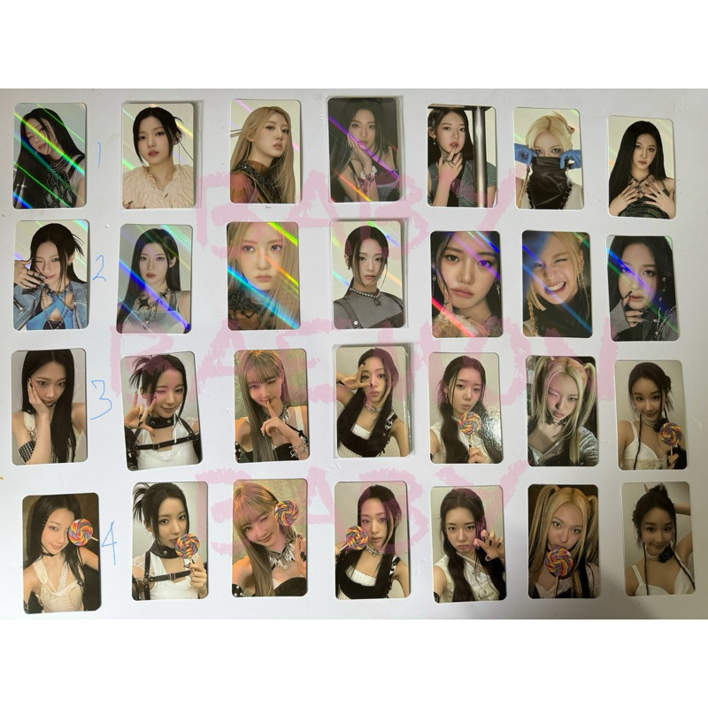 BABYMONSTER YG SELECT BENEFIT PHOTOCARD