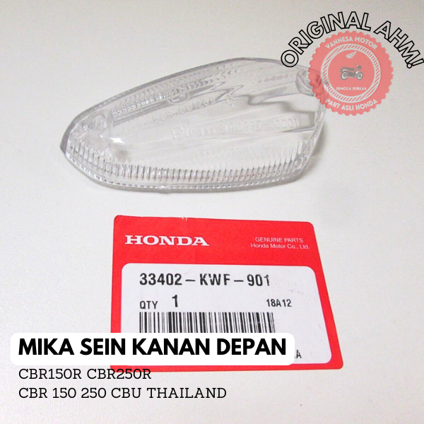 Mika Sein Kiri Depan Honda CBR150R CBR250R CBR 150 250 CBU THAILAND - Jaminan Original 100% - 33402K