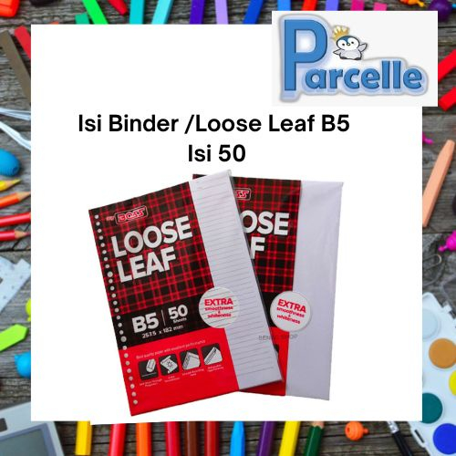 

LOOSE LEAF/ISI BINDER B5 ISI 50 BIGBOS