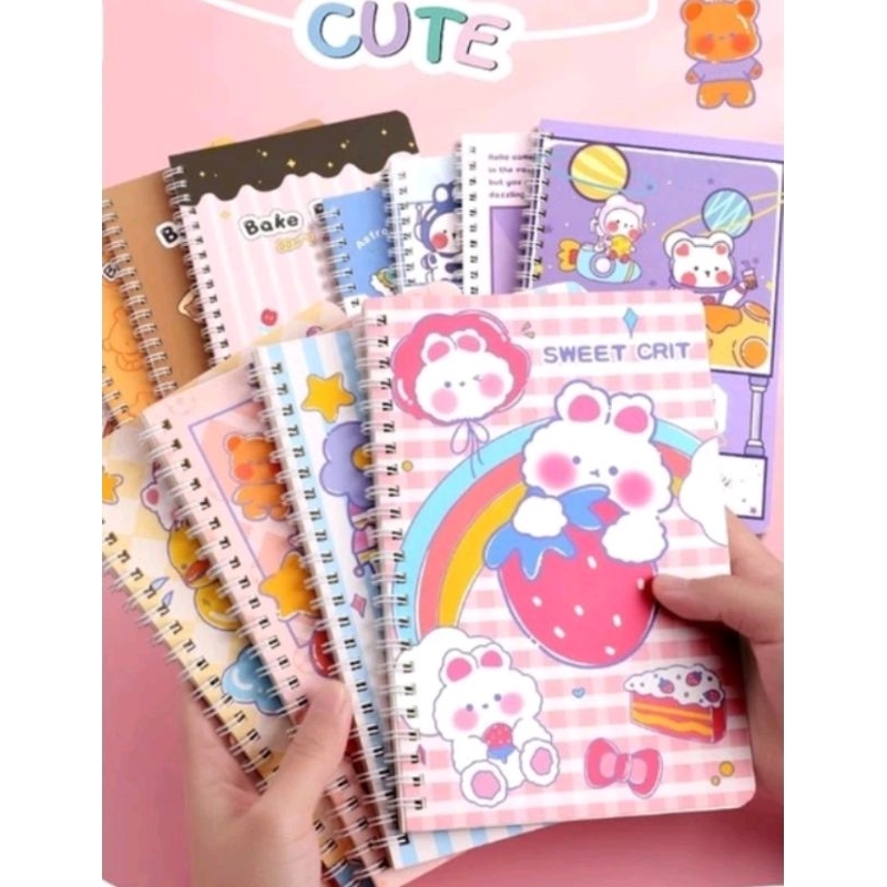 

Ruby Naboya - Notebook A5 Buku Diary Aesthetic Buku Jurnal Buku Catatan Buku Note Stiker Buku Tulis Aesthetic Sekolah