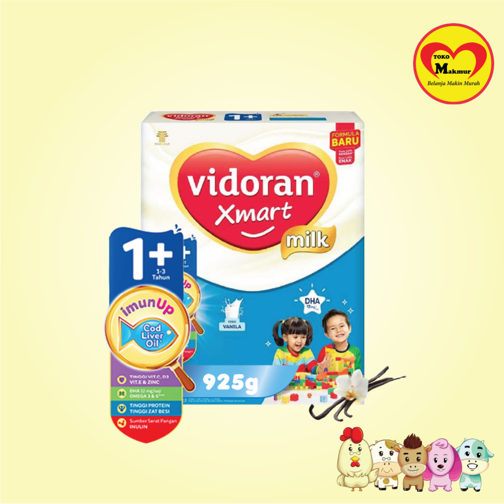 Vidoran Xmart 1+ Vanila / Madu 925gr / Toko Makmur Dukuh Kupang