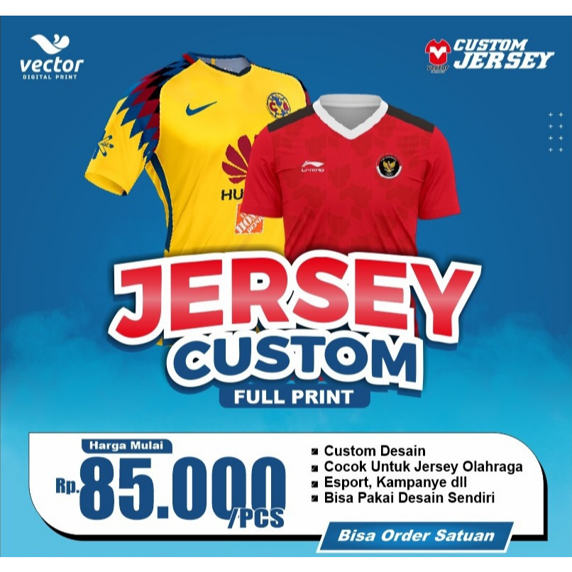 JERSEY FULL PRINTING/ JERSEY BOLA/ VOLY/ KOMUNITAS