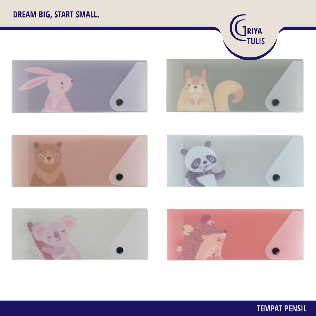 

Joyko Pencil Case PC-0719AC-36A/F Animal Calendar (Kotak Tempat Pensil Gambar Binatang Berkualitas)