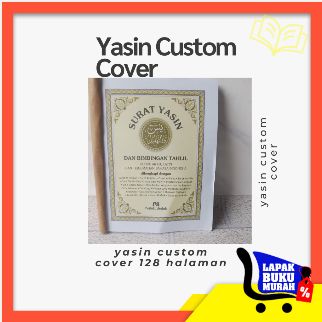 Buku Surah Yasin 128 Halaman Custom Hard Cover Diamond Banyak Varian Cover , Bisa Beli Satuan