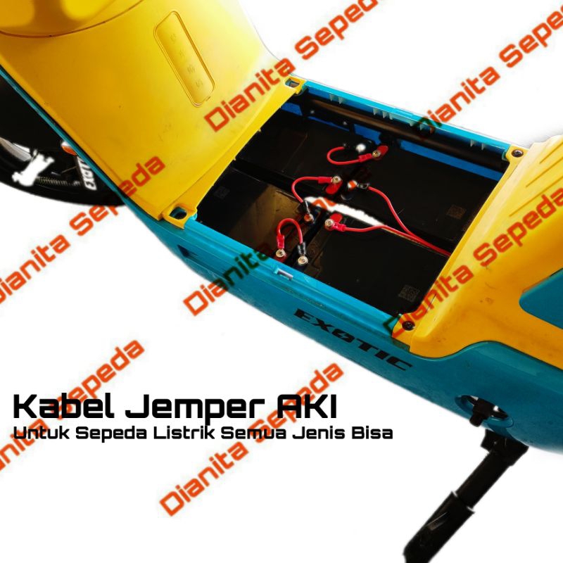 kabel aki sepeda listrik 30 cm exotic pacific uwinfly goda selis Viar Volta Jarvis Genio sunrace uni