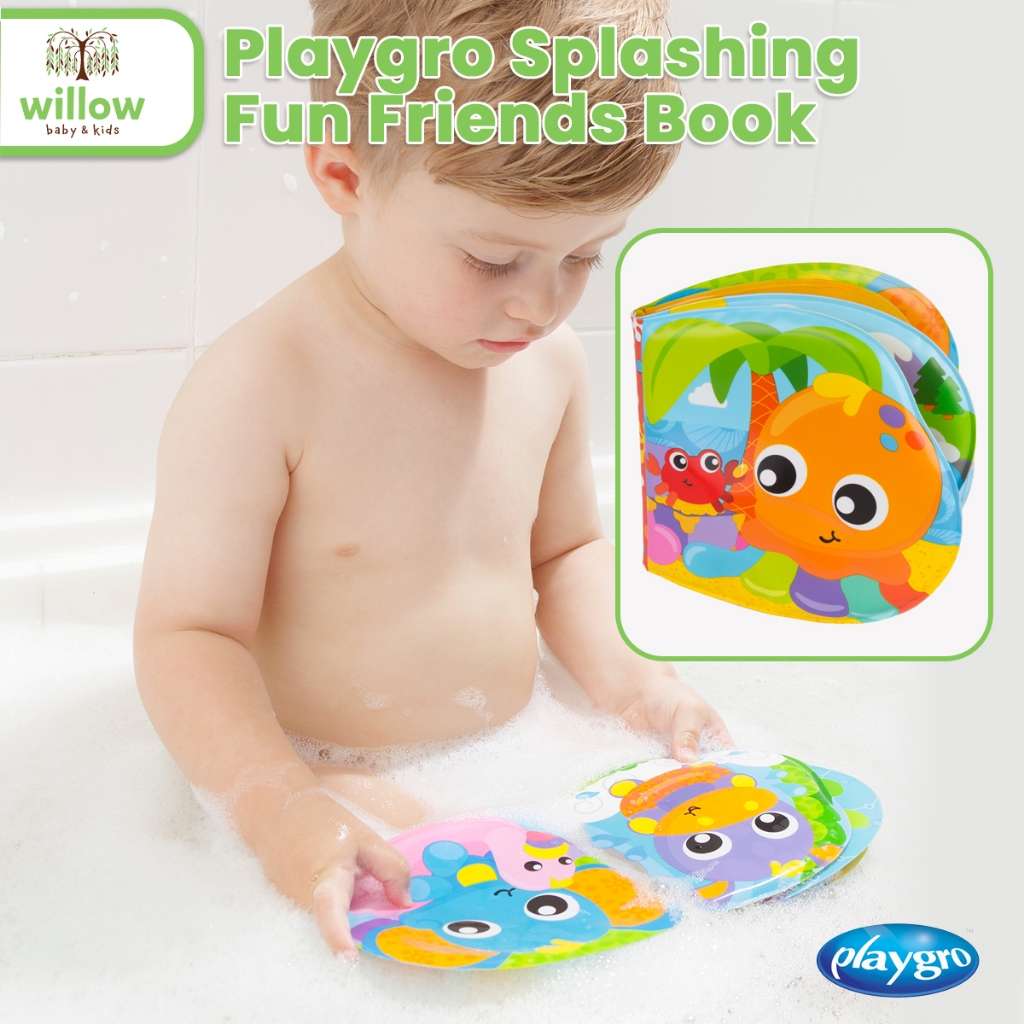 Mainan Motorik Anak - Playgro Splashing Fun Friends Book