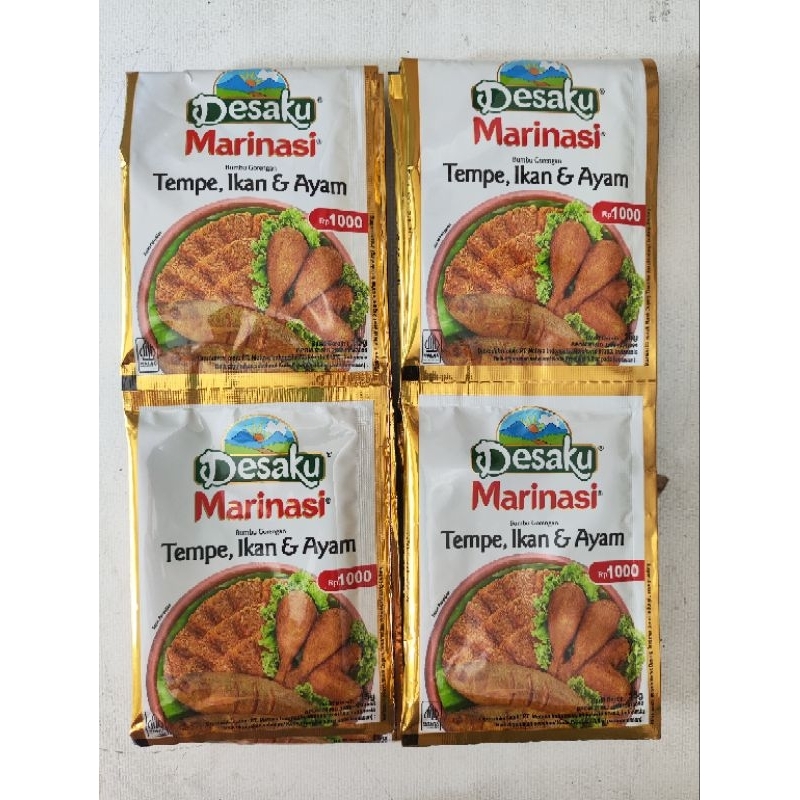 

Bumbu Marinasi Desaku Tempe Ikan Ayam Goreng 15gr isi 12pcs