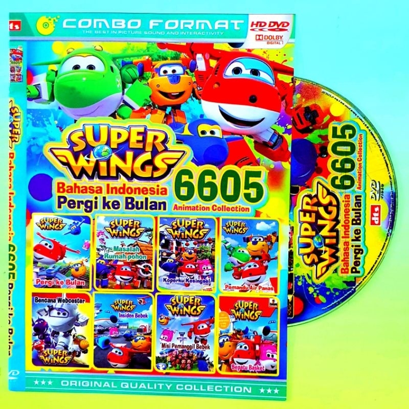 DVD Film Anak Anak Super wings Bahasa Indonesia