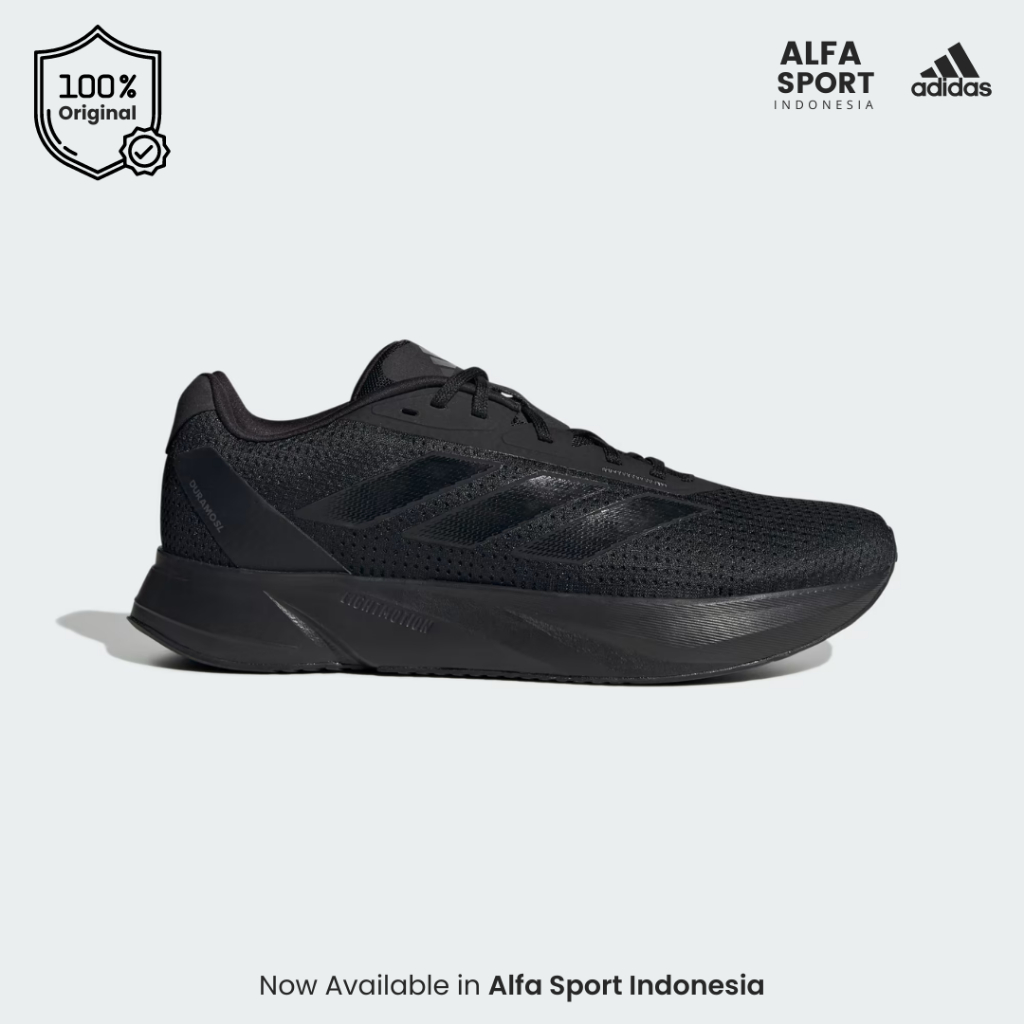 Sepatu Running Adidas Pria Duramo SL Hitam Hitam