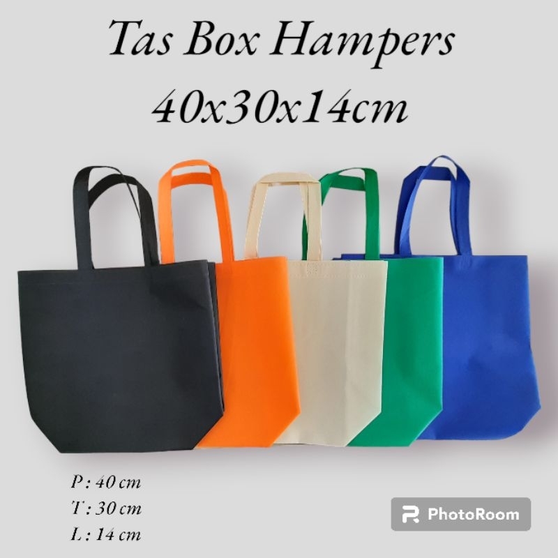 

1 Lusin (12 Pcs) / Tas Spunbond (40x30x14cm) / Tas Belanja