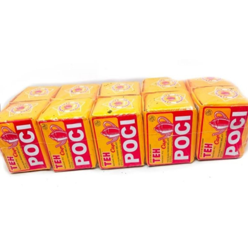 

Teh Tubruk Cap Poci Kuning 1 Slop Isi 10 Pcs