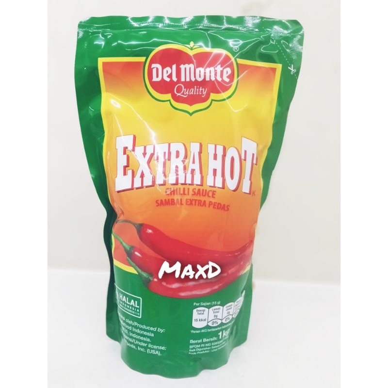 

Del Monte Extra Hot Chilli Sauce Sambal Extra Pedas 1kg 1 Pcs
