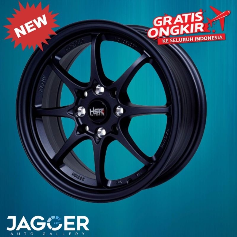 Velg mobil JDM hsr hiroshima ring 15 pcd 4x100 4x114,3