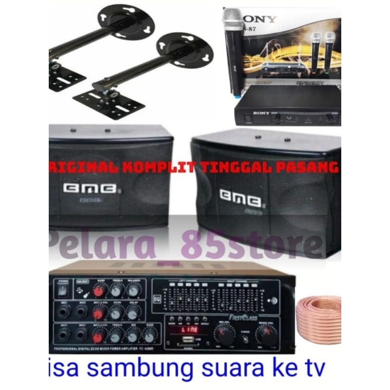 Paket sound system karaoke BMB 8 inch ORIGINAL