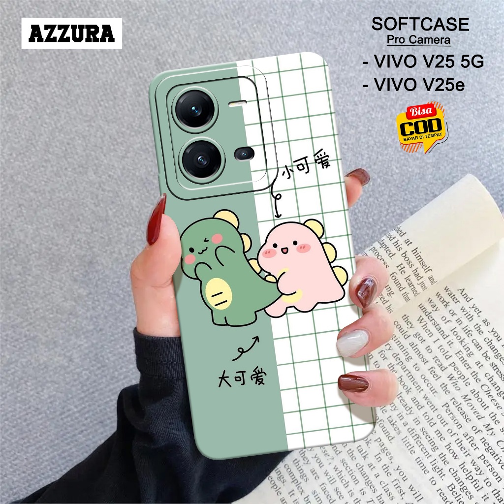 AZZURA - Case Vivo V25 5G / V25e Terbaru - Fashion Case Kartun - Kesing Hp Vivo V25 5G / V25e - Casi