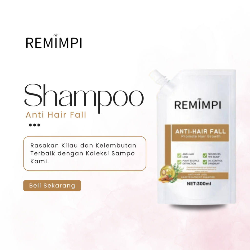 Remimpi Official - Shampoo Remimpi Anti Hair  Fall Shampo Penumbuh Rambut Botak