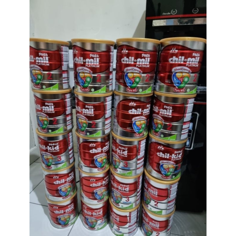 KALENG SUSU BEKAS MORINAGA (CHIL MIL dan CHIL KID)