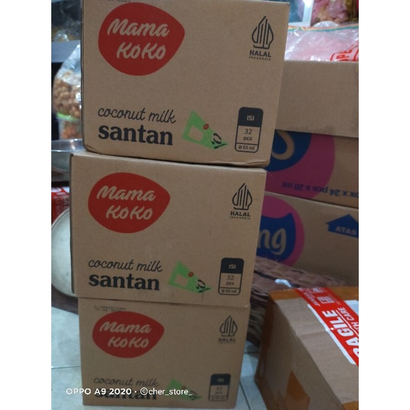 

santan instant mama koko 1 dus isi 32 pcs