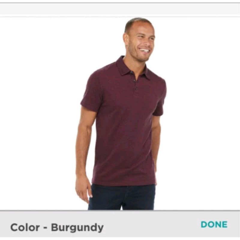 Kaos pria polo branded original Marc Anthony