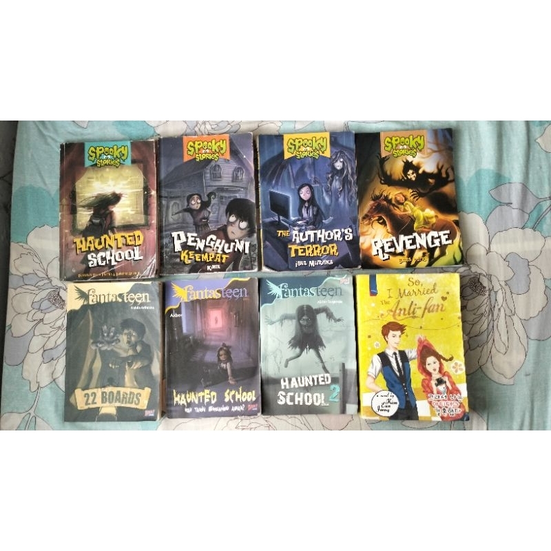 Preloved Buku Novel Series Spooky Stories fantasteen horror thriller romance clearance sale murah ba