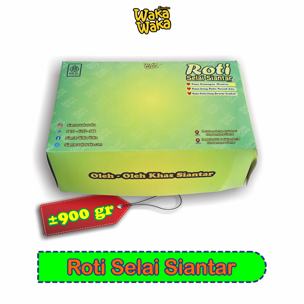 

SIANTAR WAKA WAKA Roti Selai Siantar Lembut ±900 gr