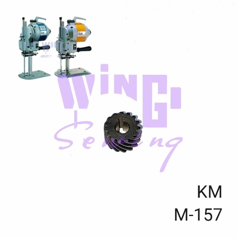 M157 KM Gear Kecil Roda Asahan Mesin Potong Kain KM M-157