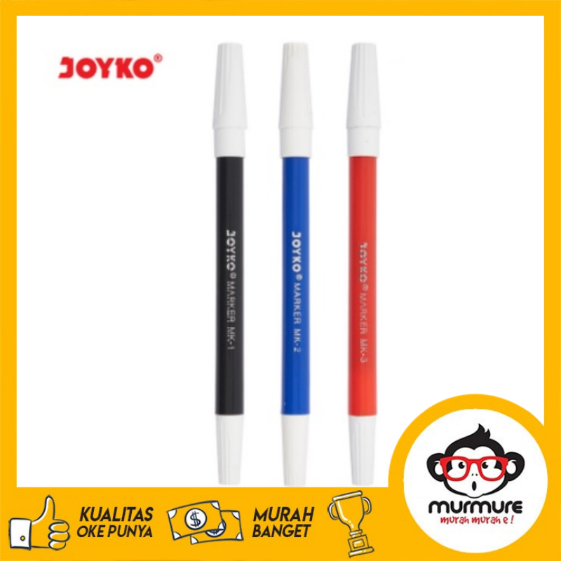 

MURMURE I SPIDOL MARKER JOYKO MK-1 BLACK HITAM KECIL AWET MURAH ATK KANTOR ORIGINAL ASLI BIRU MERAH PENANDA MK1 MK2 MK3 MK 1 2 3