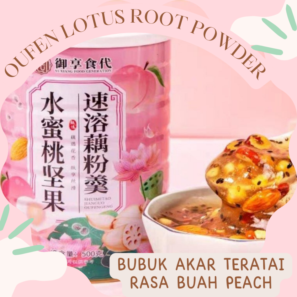 

OUFEN LOTUS ROOT POWDER PEACH NUT / MAKANAN DIET SEHAT