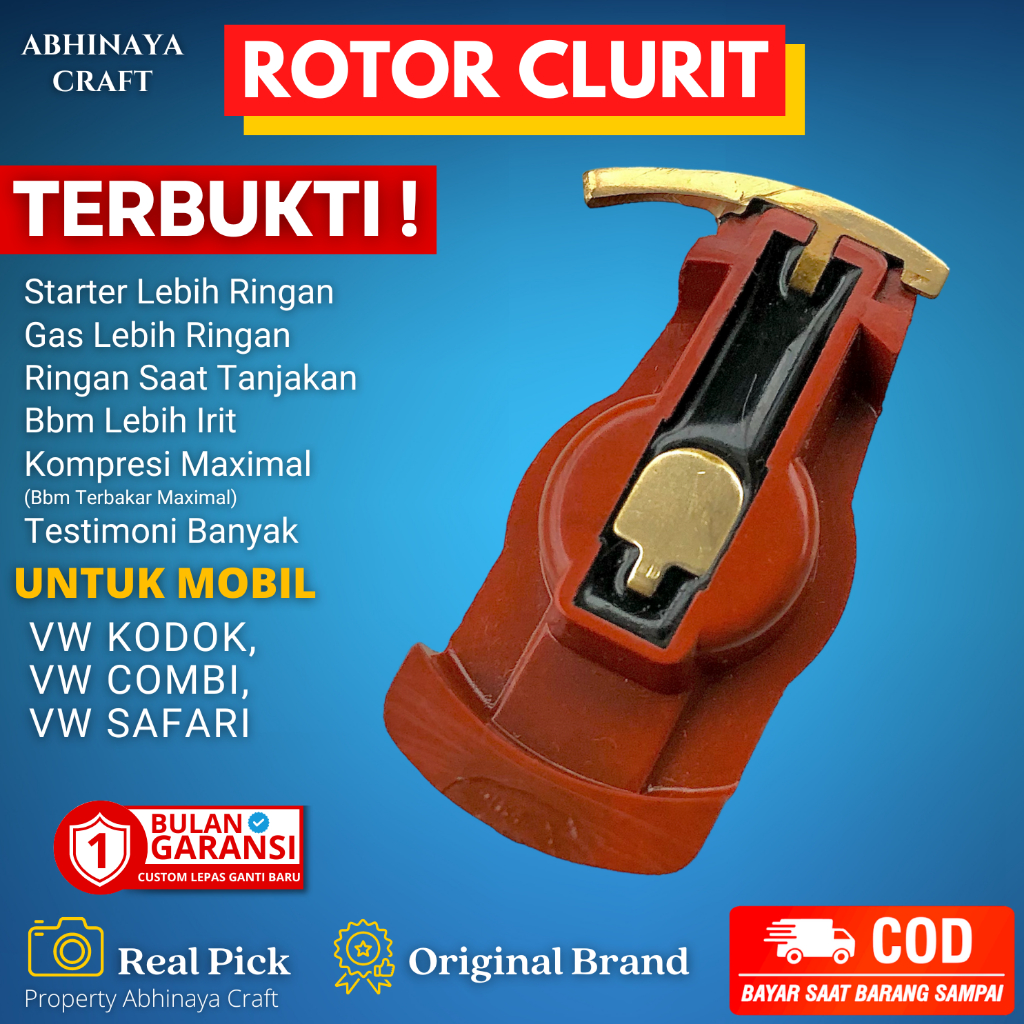 Rotor Clurit VW Rotor Celurit VW Rotor Pacul Rotor Custom Rotor Delco Rotor Custom Rapi