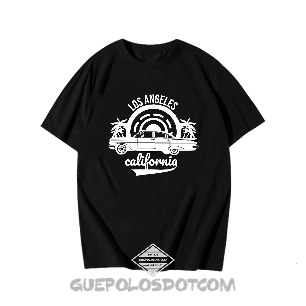 KAOS T-SHIRT DISTRO CALIFORNIA LOS ANGELES KEREN - kaos california los angeles murah - guepolos