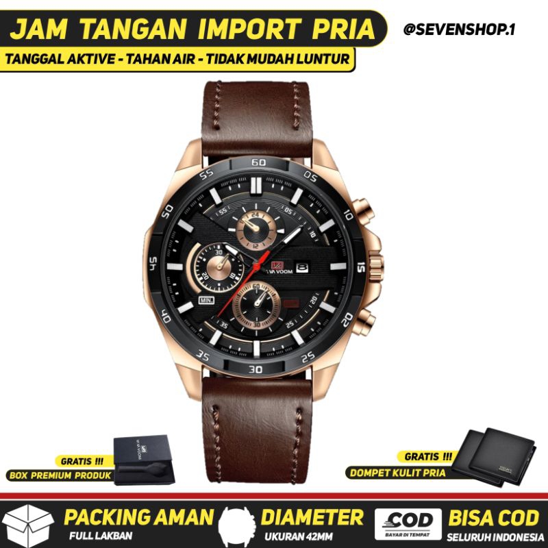 (BISA COD) JAM TANGAN PRIA IMPOR VAVAVOOM