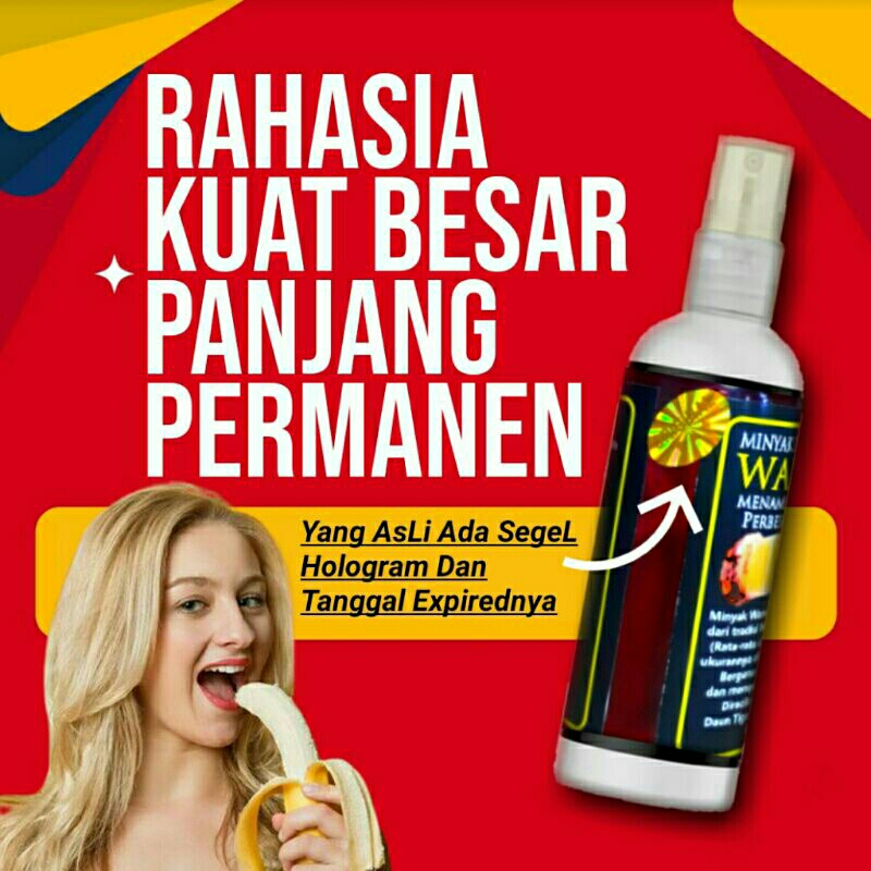 Wa'mena Oil Daun Tiga Jari Minyak Pembesar Penis Obat Pembesar Kelamin Pria Pembesar Alat Vital Pria