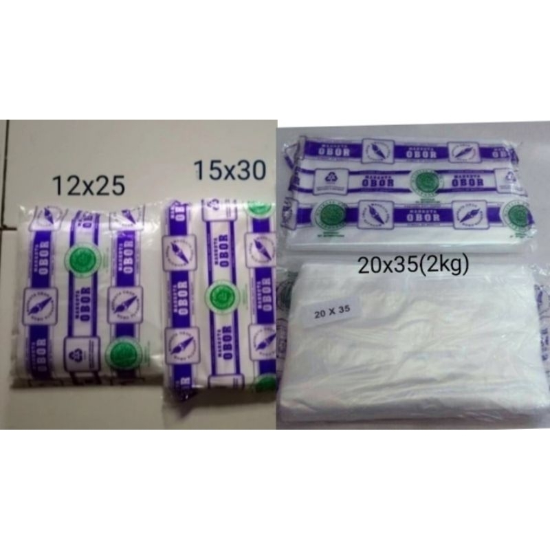 Kantong plastik anti panas uk 12x25 / 15×30  / 20x35