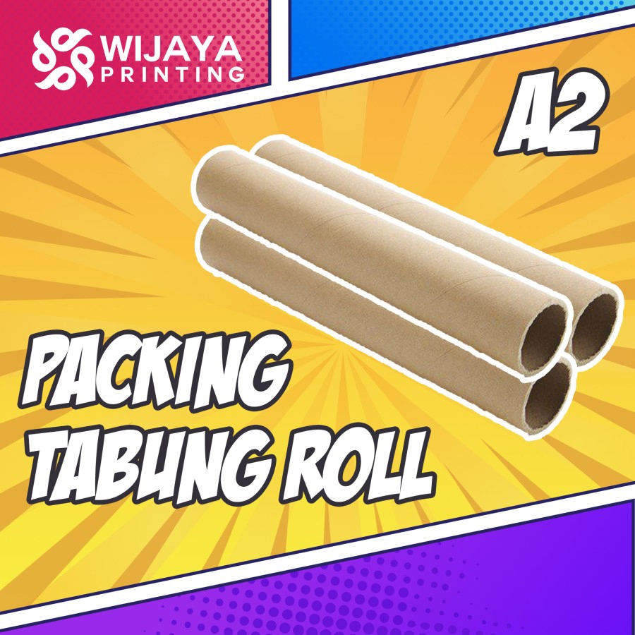 

Tambahan Packing Tabung Roll uk. A2 untuk Poster, Kertas dan Stiker