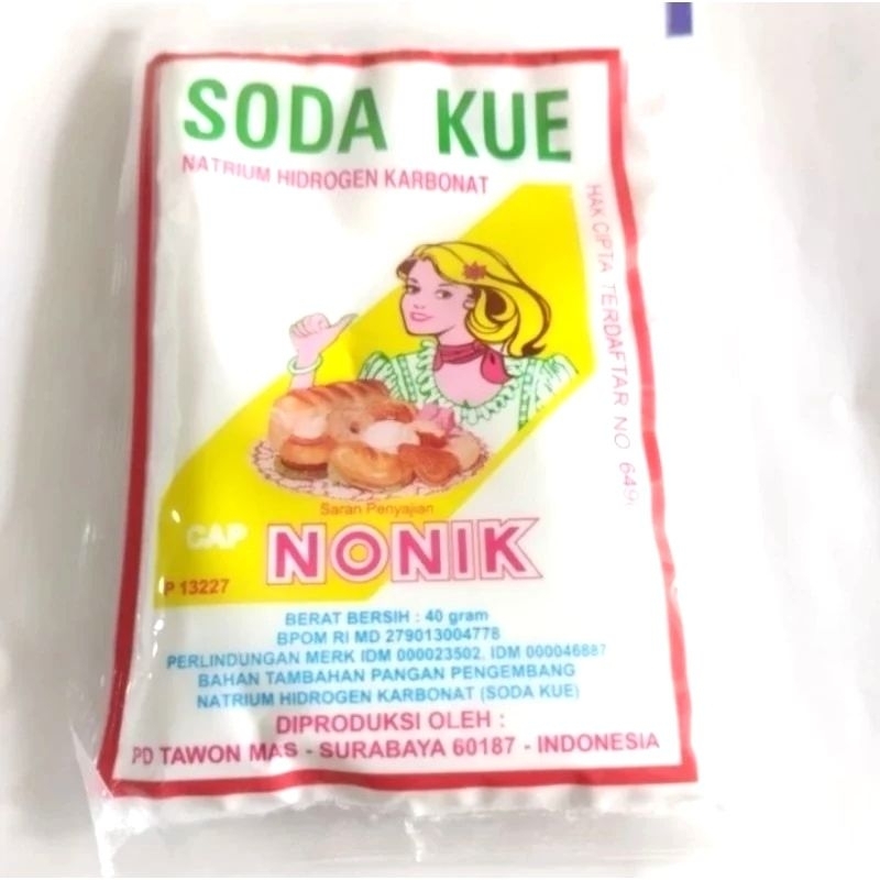 

Soda Kue Nonik 40gr bahan pengembang kue