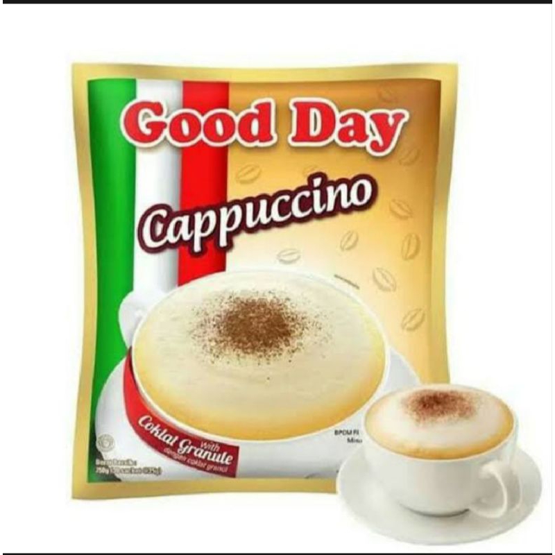 

goodday cappucino sachet 1renceng 10pcs